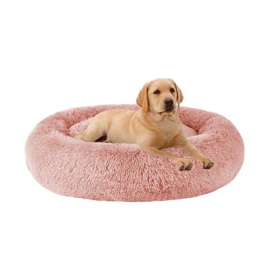 China Pets rest sleep China manufacturer supply comfortable rectangle large plush cute dog bed for sale