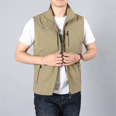 China QUICK DRY In Multi Stock Multi Colors Sleeveless Jacket Fishing Casual Windproof Men Invest for sale