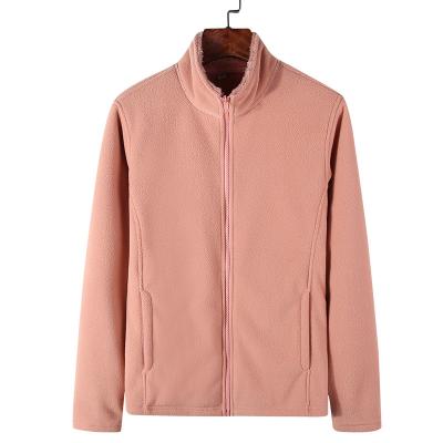 China QUICK DRY Hot Sale Fashion Winter Casual Basic Plus Warm Fleece Coat Women Fleece Jacket Breathable for sale