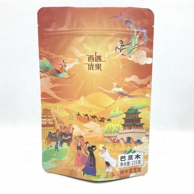 China Recyclable Food Packaging Zip Lock Packing Plastic Bags Stand Up Pouch Food Clear For Zipper Zipper Lock for sale