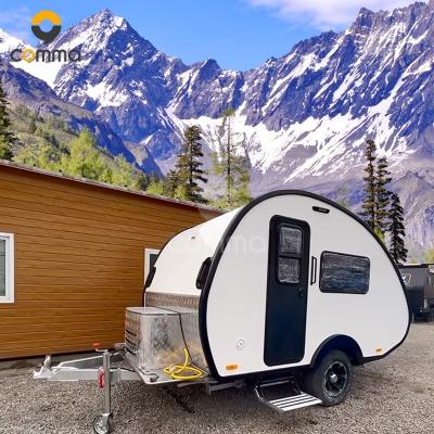 China Van Caravan Cheap Travel Amphibious Camper Trailer Lightweight Traditional Camping Caravan With Vehicle Maintenance for sale