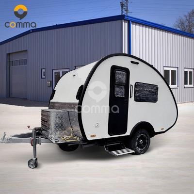 China Lightweight Popular Camper Trailer Travel Off The Road Toy Hauler Camper Custom Vintage Camper With Installation Video for sale