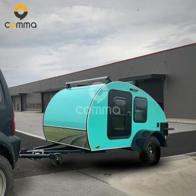 China New Style Lightweight Campers and Rvs Travel Trailer Caravan Motorhome Trailer Camper Small With Led Lights for sale