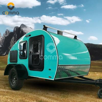 China One Stop Caravan Maker Trailer Rv Caravan House 16Ft Lightweight Hybrid Camper With Bathroom And Kitchen for sale