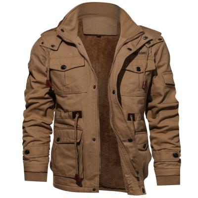 China High Quality Military Jacket Winter Fleece Pilot Jackets Waterproof Warm To Thicken Outerwear Plus Size Bomber Jacket for sale