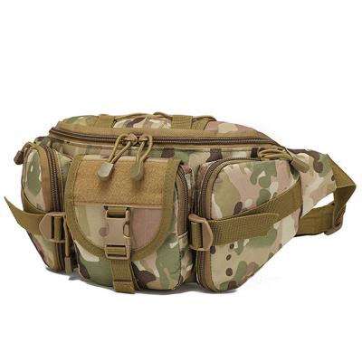 China Water Proof Camouflage Outdoor Military Molle Tactical Fanny Pack Belt Bag Sling Waist Waterproof Chest Cross Bag for sale