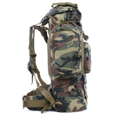 China Hot Selling 60l Waterproof Military Backpacks Army Direct Rise Camouflage Tactical Rucksack for sale