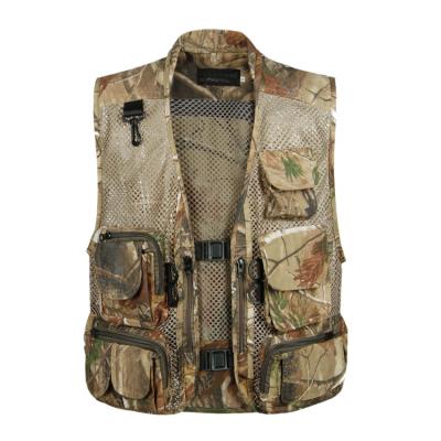 China Polyester Wholesale Summer New High Quality Men's Camouflage Vest Diversified Bag Detachable Vest for sale