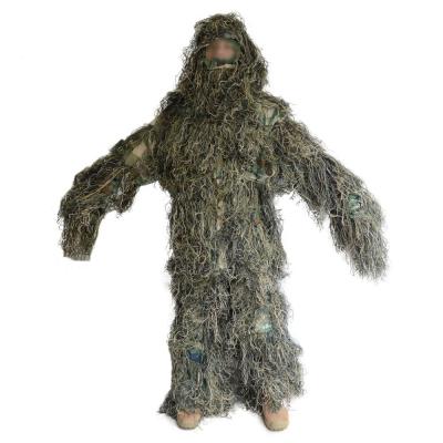 China Breathable Hunting Suit With Bag Woodland Gilly Suit Sniper Ghillie Suits Military Tactical Airsoft for sale