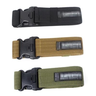 China High quality tactical wide external eagle buckle non-deformation belt non-deformation belt stocks external belt unisex ready wholesale black for sale