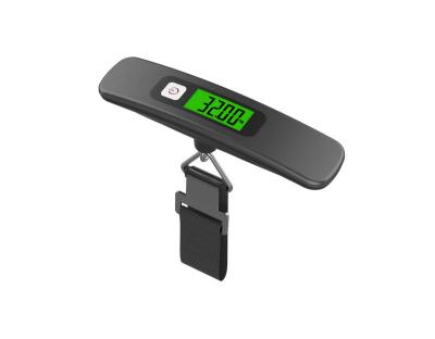 China Green Large LCD Weight ABS LCD Battery Operated Electronic Luggage Scale 50kg Backlight Display for sale