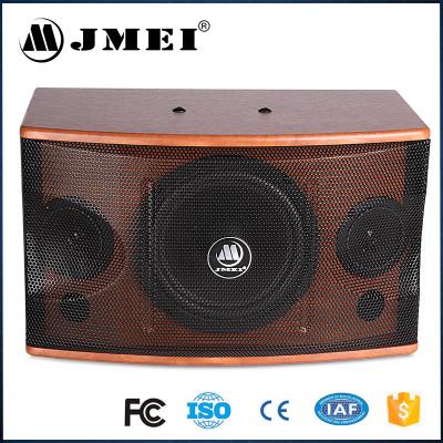 China 500W Brown Karaoke Loudspeaker Audio DJ Loudspeaker System 95 dB for sale