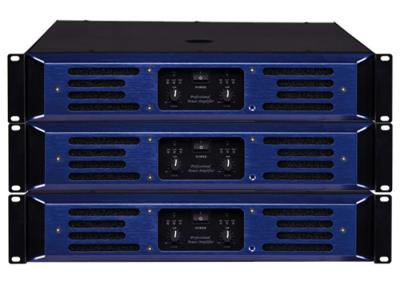 China 900w 8Ω Bridged Power Class h 2u Professional Audio Amplifier With Blue Panel for sale