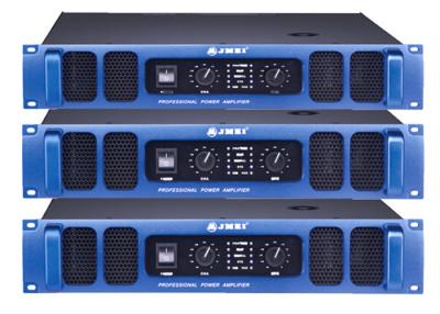 China Blue Class AB/H 2x350W Output Power Professional Audio Amplifier For Outdoor Performance for sale