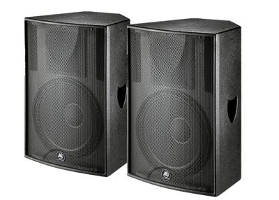 China Multi - Functional Black Dual Speaker Boxes , 60hz-18khz Professional Audio Speakers for sale