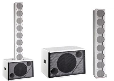 China White Passive / Active Column Array Speakers For Wedding Conference for sale