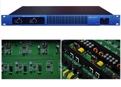 China 1U Pa Sound System 850W 2 Channel Power Amplifier , Rack Size for sale