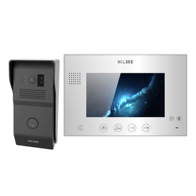 China Video Surveillance 4 Wire Door Phone For Apartment Intercoms Multi Video Videoportero for sale