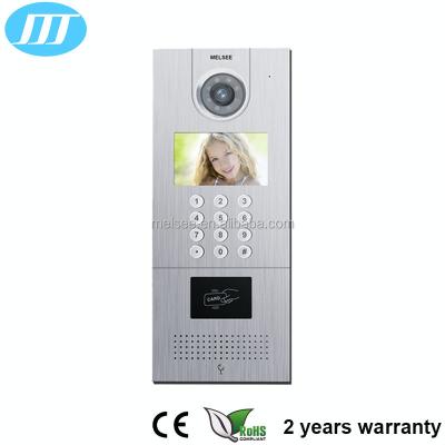 China Waterproof IP Video Digital Door Phone Access Card Aluminum Alloy Aluminum Alloy Code Outdoor Station for sale