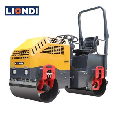 China Building material shops mini small 1.8 ton mini road roller compactor hot sale double drum for sale