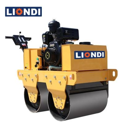 China Building Material Shops New Design Manual Asphalt Manual Vibrating Double Drum Hydraulic Road Roller for sale