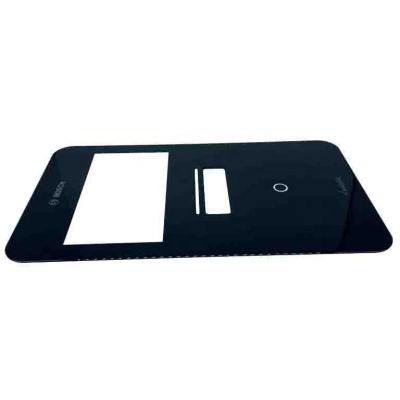 China Chemistry / Medical Tempered Silk Screen Custom Black Infrared Touch Detection Switch Tempered Glass Panel for sale