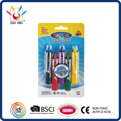 China BRIGHT COLORS EN71|ASTM D4236 PASSED BATH PENCIL SET IN TRANSPARENT DRESSING for sale