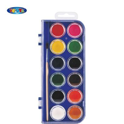 China COLORS GOOD QUALITY PRICE BRIGHT REASONABLE WATERCOLOR SEMI MOIST SET SUPPLIED BY OEM FACTORY for sale