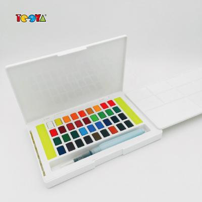 China BRIGHT 36 COLORS COLOR SOLID WATERCOLOR SET SUPPLIED BY OEM FACTORY for sale