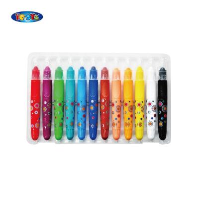 China BRIGHT 12 COLORS COLOR 3IN 1 PASTEL SET IN PP BOX for sale