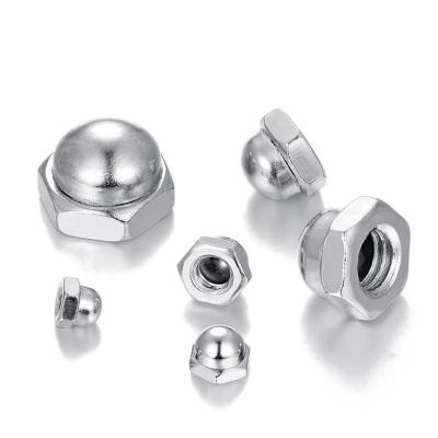 China Professional Furniture Fasteners 304 Stainless Steel Cap Nuts ACRON-NUT-M3-12 Cap Nuts for sale