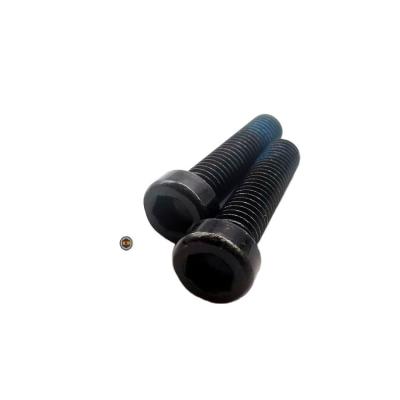 China Fixed Nylock. Factory Supply M8 Defense Supply M8 Cylinder Hex Socket Head Coarse Thread Nylock Patch Screws Galvanized Black for sale