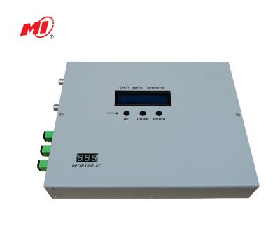 China catv mini optical transmitter 2 outports 1550nm MIC-ORT-1015 for sale