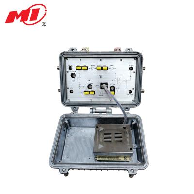 China Bi-directional CATV system CATV amplifier, with 2 output ports, 1.2GHz operation bandwidth, 38dB in gain for sale