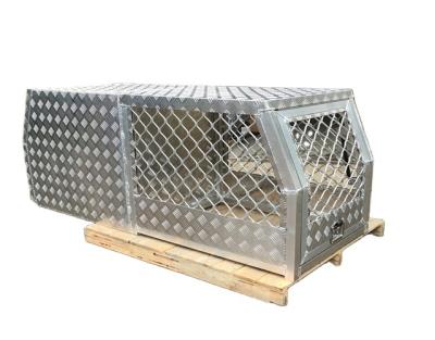 China Travel Aluminum Foil Pigging Hunt Cage Crate Half Canopy Gullwing Ute Pet Tool Box for sale