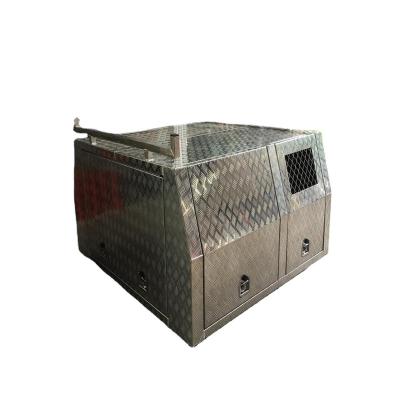 China Aluminum Tool Box UTE Truck Canopy Waterproof Custom Pickup Travel Trailer for sale