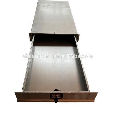 China Custom Aluminum Under Ute Tray Tool Box Trundle Drawer Ute Storage Tool Box for sale