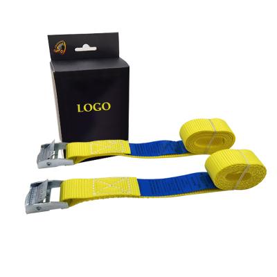 China PE/PP Polyester 2pack Lashing Strap Cargo Cam Buckle Strap Cam Buckle Tie Down Strap Set For Cargo,Luggage for sale