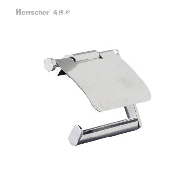 China Modern Design Cover Device Simple Design Polished Single Bar Toilet Paper Holder For Elegant Bedroom for sale