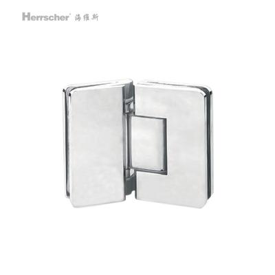 China 2022 Modern Stainless Steel Glass Door Clip 135 Degree Clip Hinge Flange Bathroom Welding Repair Glass Clip for sale