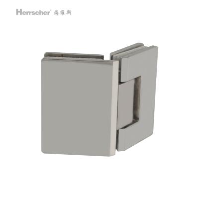 China China Modern Brand Glass Door Shower Pivot Hinges Bathroom Glass Flange 120 Degree Glass Door Hinges for sale