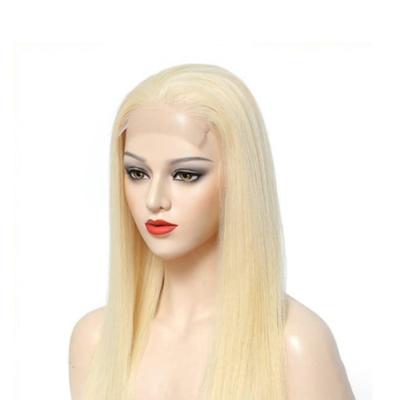 China Hot Selling Closures 613 Wigs 613 Full Lace Closure 4x4 Lace Closure Virgin Hair Soft Straight Thick Straight Barely Blonde Long Shedding for sale