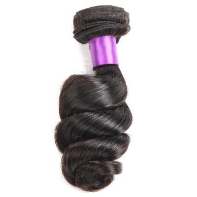 China 9A Soft Smooth Thick High Quality Virgin Hair Loose Deep Wave Deep Wave Hair Weave Bundles Hair Extension for sale