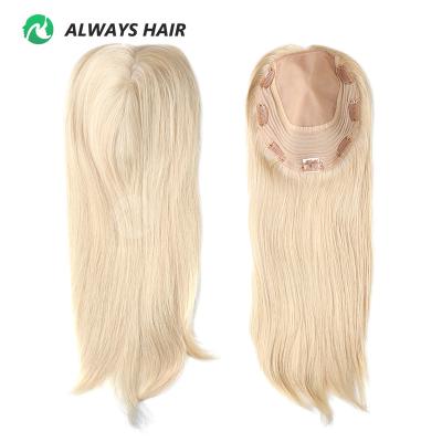 China Center Crown TP37 - Chinese Hair Topper for Women Human Hair Pieces Injection Poly Lace Topper Wig for sale