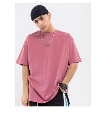 China Premium Quality Blank Cotton Plain Short Sleeve Mens Anti-Shrink T Shirt Manufacturer T-shirt Streetwear T-shirt for sale