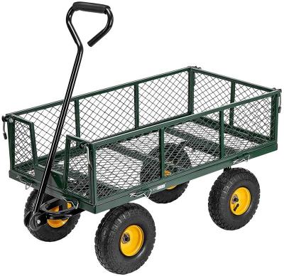 China Garden Trolley Cart Folding Garden Trolley Durable Serving Garden Cart for sale