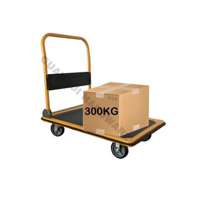 China Durable Foldable Cart Platform Hand Truck With Four Wheel for sale