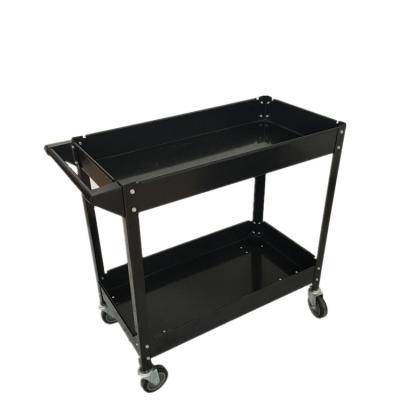 China New Design Tools Folding Trolley Utility Cart Shelf Utility Cart With Casters Roll for sale