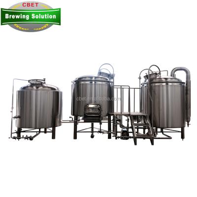 China Cheap price 3500l craft beer factory turnkey project production line 30 barrel brewhouse equipment for sale