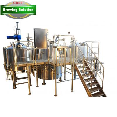 China 1500L 15BBL Hotels Brewery System Manufacturer Turnkey Beer Brewery Plant With Installation for sale